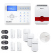 Alarme maison sans fil RTC/IP et option GSM-4G ICE-Bi166