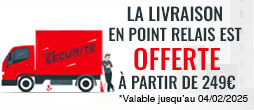 SOLDES : Livraison offerte en point relais à partir de 249€ d’achat ! Valable jusqu’au 04/02/2025. 